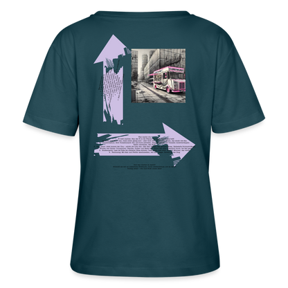 FOOD LOVE Frauen Bio-T-Shirt CW - Dunkles Petrol