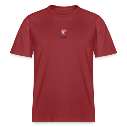 FINE.MAFI Relaxed Fit Unisex Bio-T-Shirt Bolo Baby - Erdrot