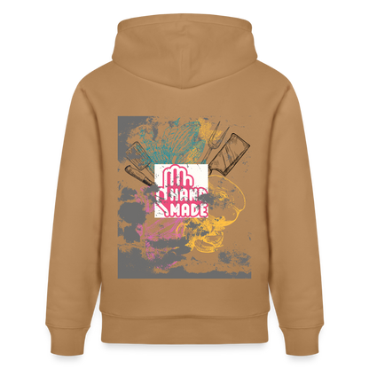 FINE.MAFI Bio Relaxed Hoodie CREW - Karamell 