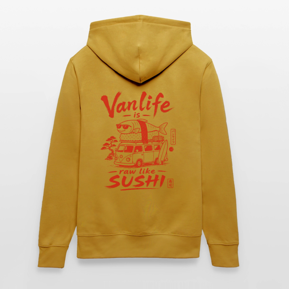 Vanlife Unisex Bio-Hoodie Sushi - Ocker