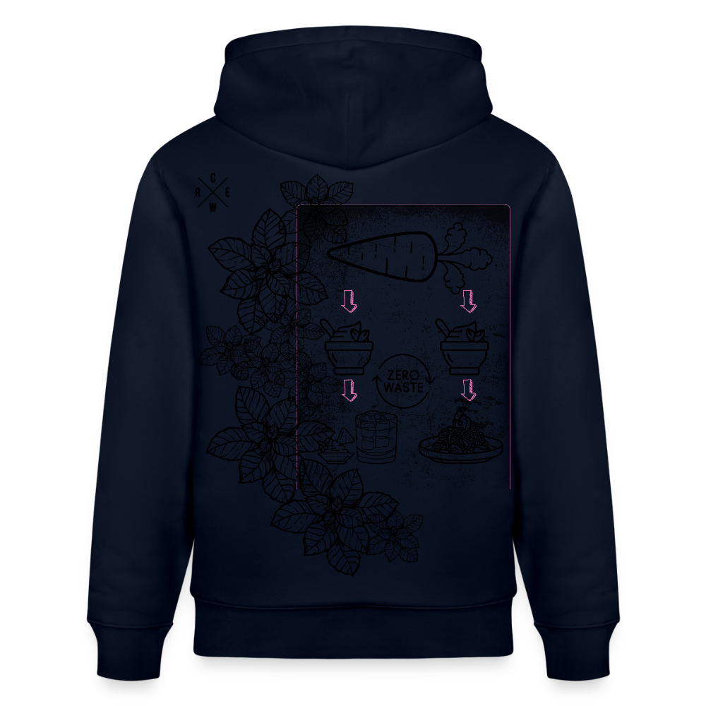 FINE.MAFI Unisex Bio-Hoodie Zero Waste - Navy