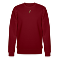 FINE.MAFI Bio Relaxed Crew Neck Sweatshirt - Burgunderrot