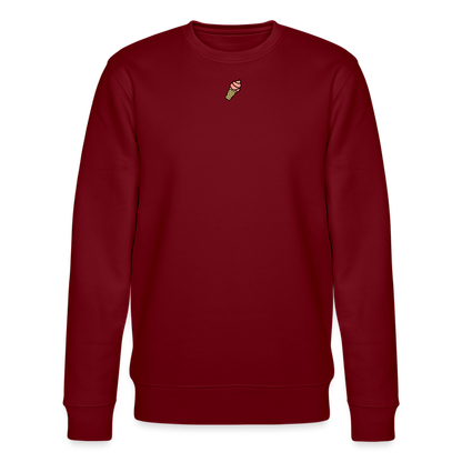 FINE.MAFI Bio Relaxed Crew Neck Sweatshirt - Burgunderrot