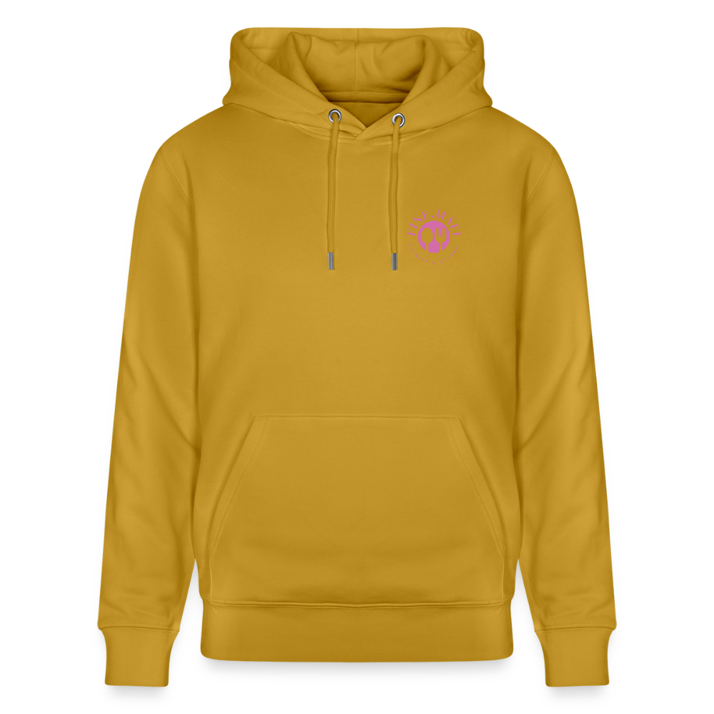 FOOD LOVE Unisex Bio-Hoodie DIGGA - Ocker