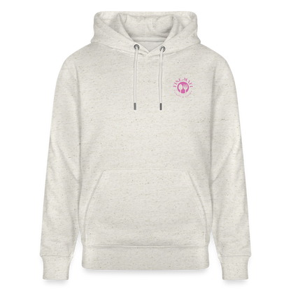 FOOD LOVE Unisex Bio-Hoodie DIGGA - Beige meliert