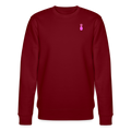 FINE.MAFI Bio Relaxed Crew Neck Sweatshirt - Burgunderrot