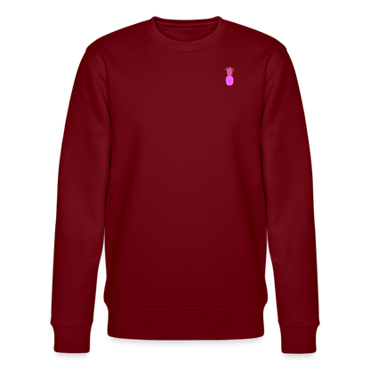 FINE.MAFI Bio Relaxed Crew Neck Sweatshirt - Burgunderrot