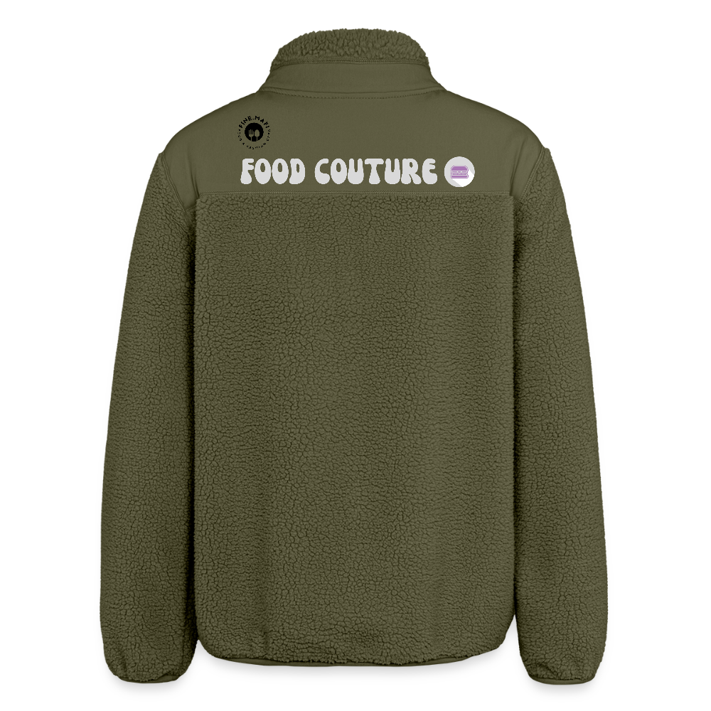 Food Couture Unisex Sherpajacke - Khaki