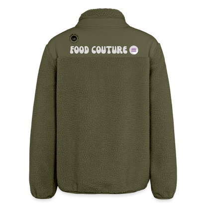 Food Couture Unisex Sherpajacke - Khaki