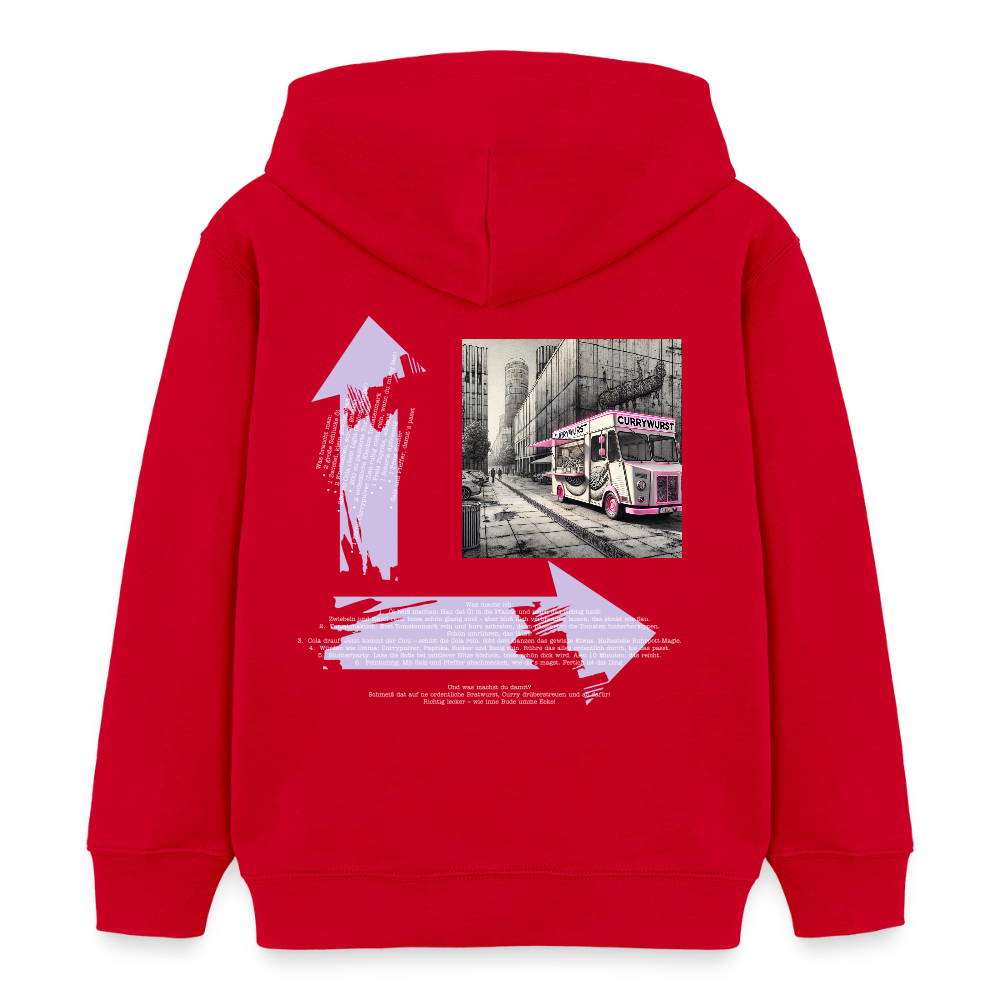 Gastrokids Unisex Bio-Hoodie CW - Rot