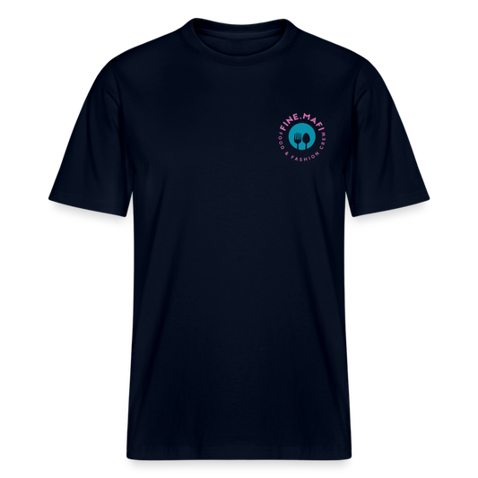 FINE.MAFI Relaxed T-Shirt CREW - Navy