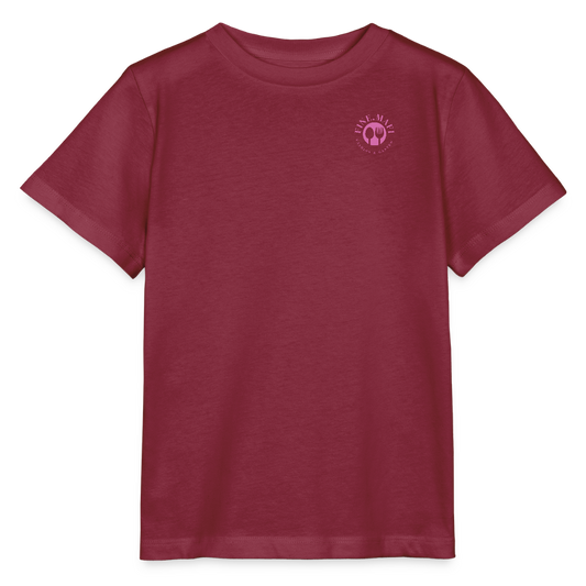 Gastrokids Unisex Bio-T-Shirt CW - Burgunderrot