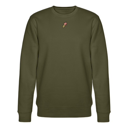 FINE.MAFI Bio Relaxed Crew Neck Sweatshirt - Khaki