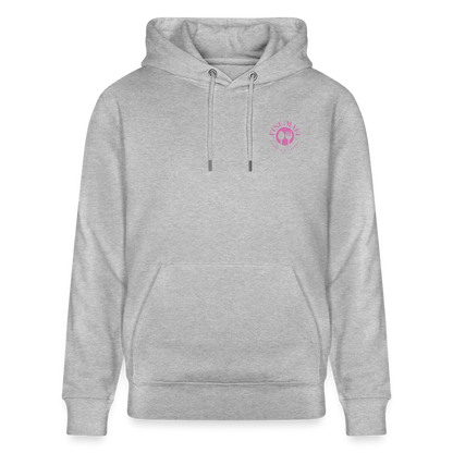 FOOD LOVE Unisex Bio-Hoodie DIGGA - Grau meliert