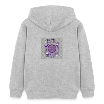 Gastrokids Bio Hoodie Bolo Stile - Grau meliert