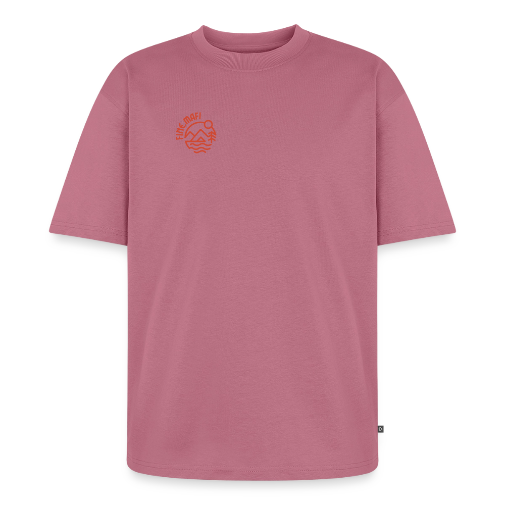 Vanlife Unisex Premium Oversized Bio T-Shirt Firepit - Mauve