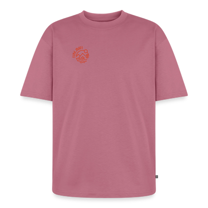 Vanlife Unisex Premium Oversized Bio T-Shirt Firepit - Mauve