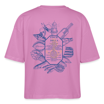 FOOD LOVE Frauen Boxy Bio-T-Shirt DIGGA - Pink