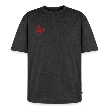 Vanlife Unisex Premium Oversized Bio T-Shirt Coffee - Anthrazit meliert