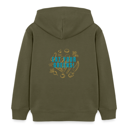 GASTROKIDS Kinder Bio-Hoodie CREW - Khaki