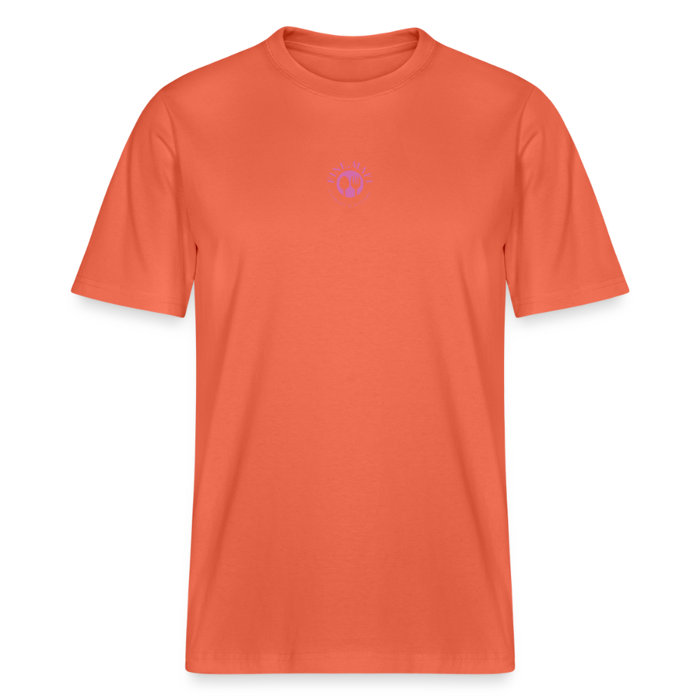 FOOD LOVE Relaxed Fit Unisex Bio-T-Shirt DIGGA - Hellrot