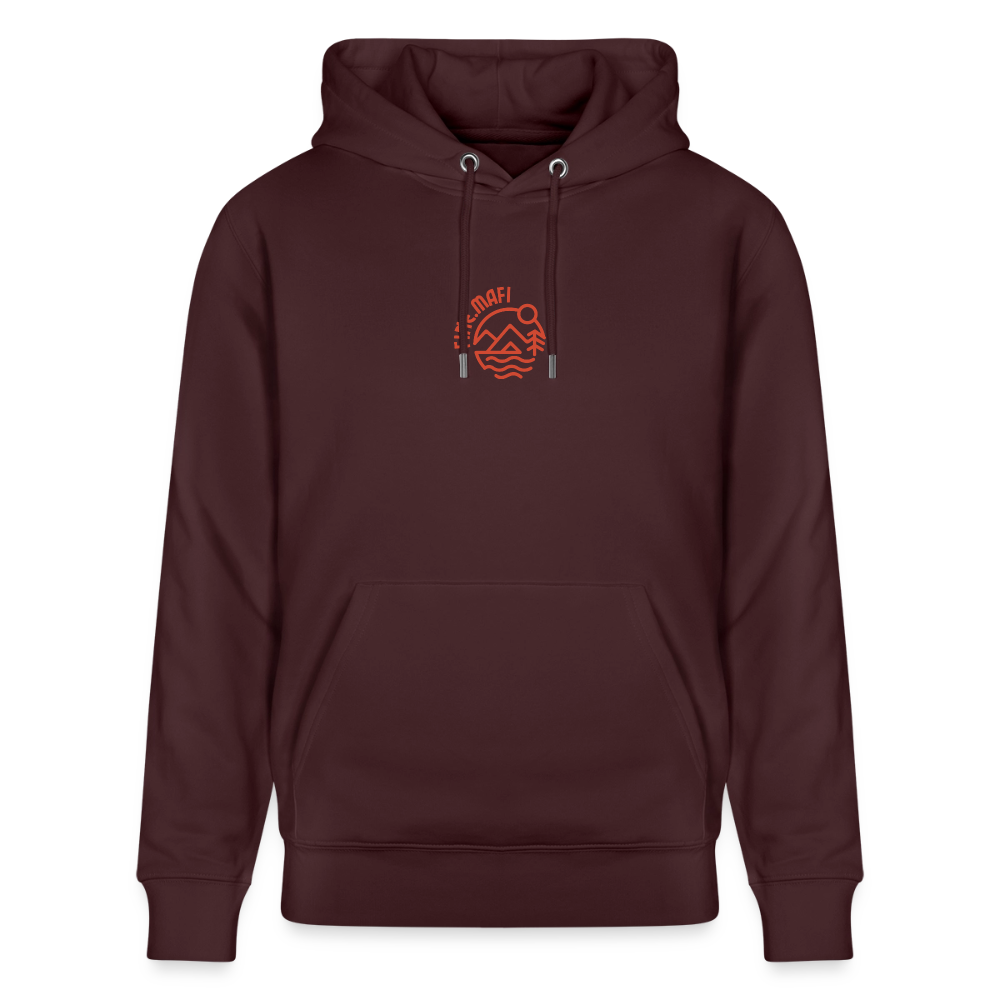 Vanlife Unisex Bio-Hoodie Firepit - Maroon