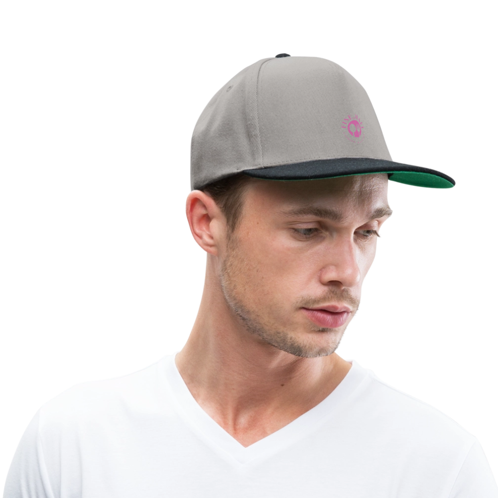 FINE.MAFI Crew Snapback Cap - Graphit/Schwarz