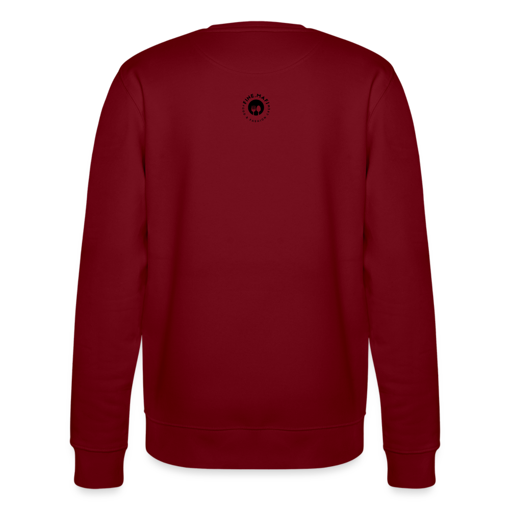 FINE.MAFI Bio Relaxed Crew Neck Sweatshirt - Burgunderrot