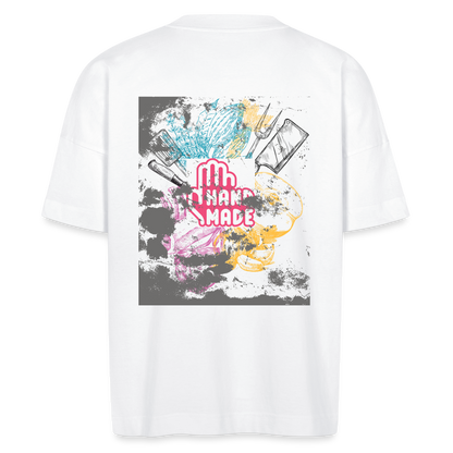 FINE.MAFI Oversized Organic T-Shirt CREW - Weiß