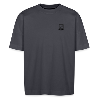 FINE.MAFI Oversized Organic T-Shirt CREW - Indigoblau