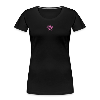 FINE.MAFI Frauen Premium Bio T-Shirt Zero Waste - Schwarz
