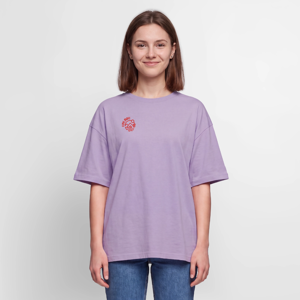 Vanlife Unisex Premium Oversized Bio T-Shirt Coffee - Lavendel