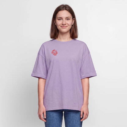Vanlife Unisex Premium Oversized Bio T-Shirt Coffee - Lavendel