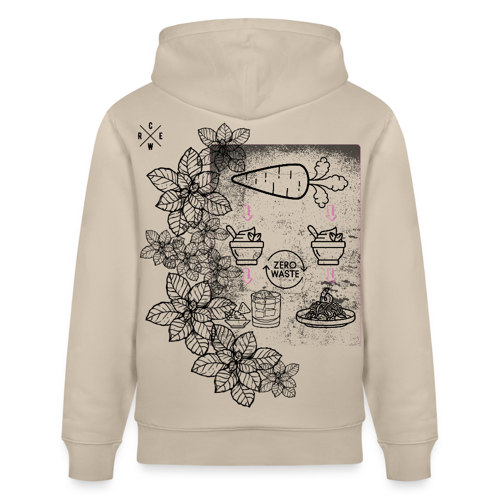 FINE.MAFI Unisex Bio-Hoodie Zero Waste - Beige