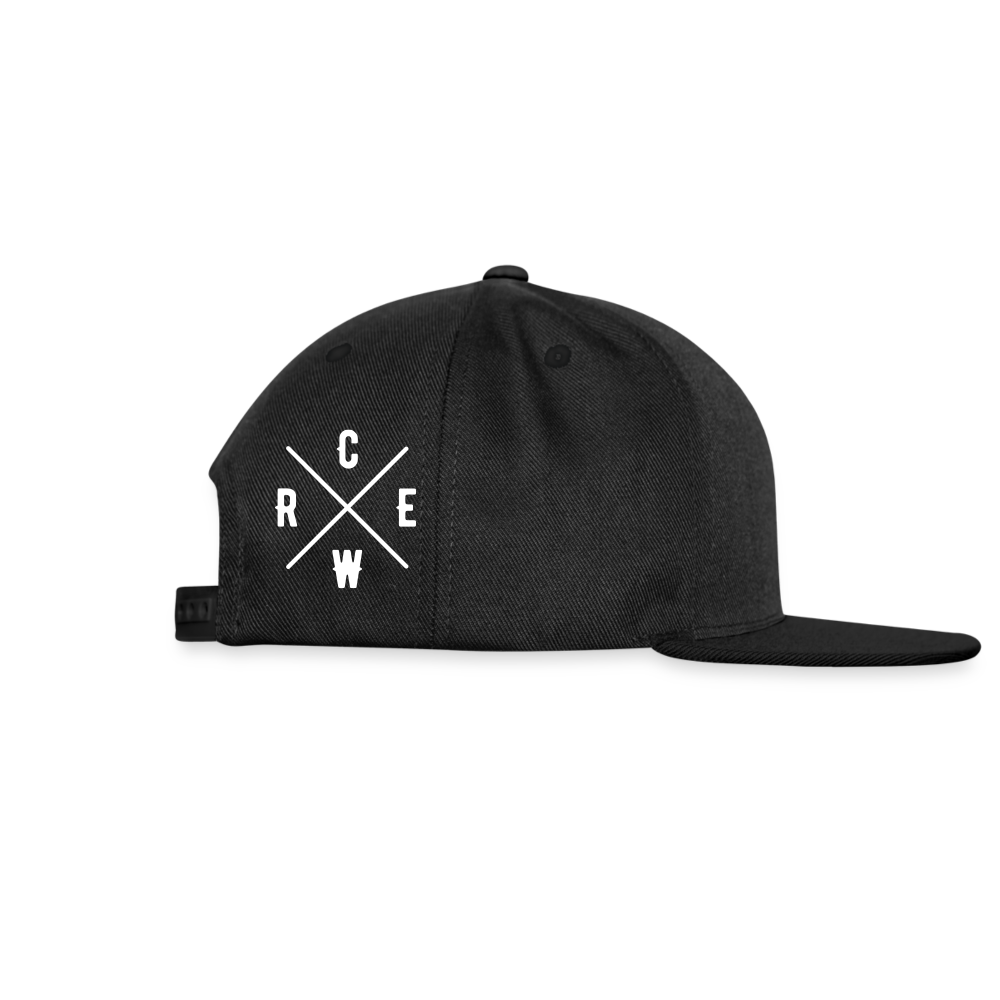 Snapback Cap Coq au Vin - Schwarz/Schwarz