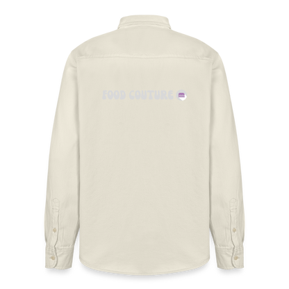 Food Couture Unisex Worker Hemd - Weißgrau