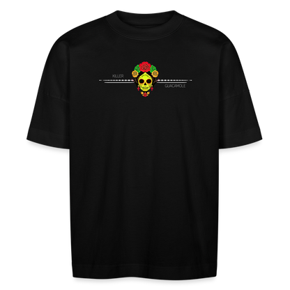 FOOD LOVE Unisex Oversize Bio-T-Shirt Guaca - Schwarz
