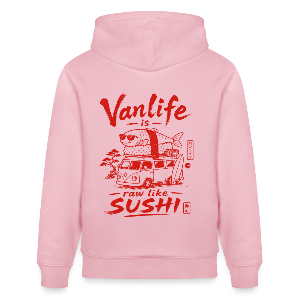 Vanlife Unisex Bio-Hoodie Sushi - Hellrosa