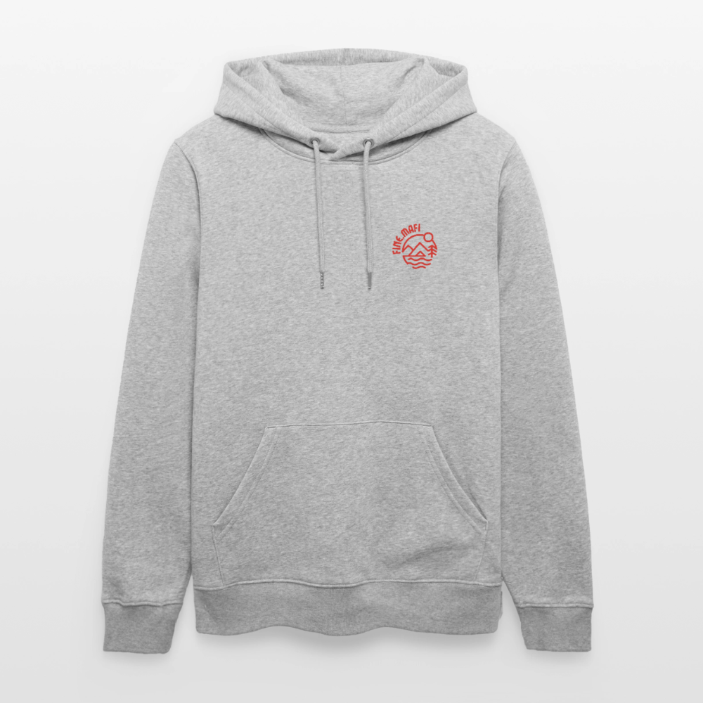 Vanlife Unisex Bio-Hoodie Sushi - Grau meliert