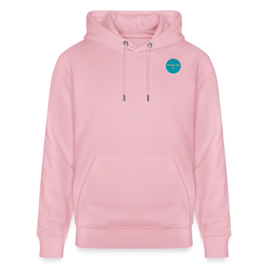 FINE.MAFI in Food we Trust Unisex Organic Hoodie - Hellrosa