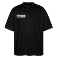 FINE.MAFI Oversized Unisex Bio T-Shirt Chicken - Schwarz