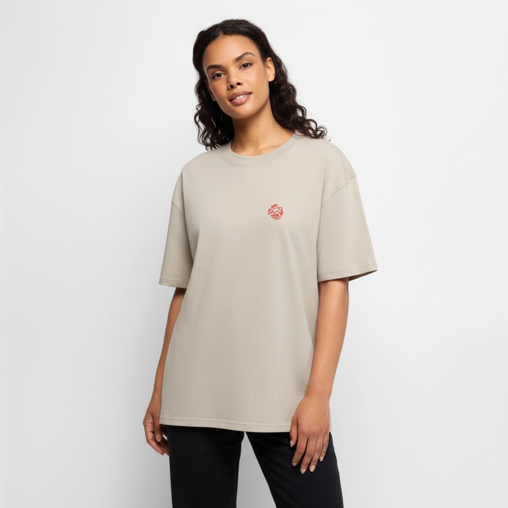 Vanlife Unisex Premium Oversized Bio T-Shirt Sushi - Beige