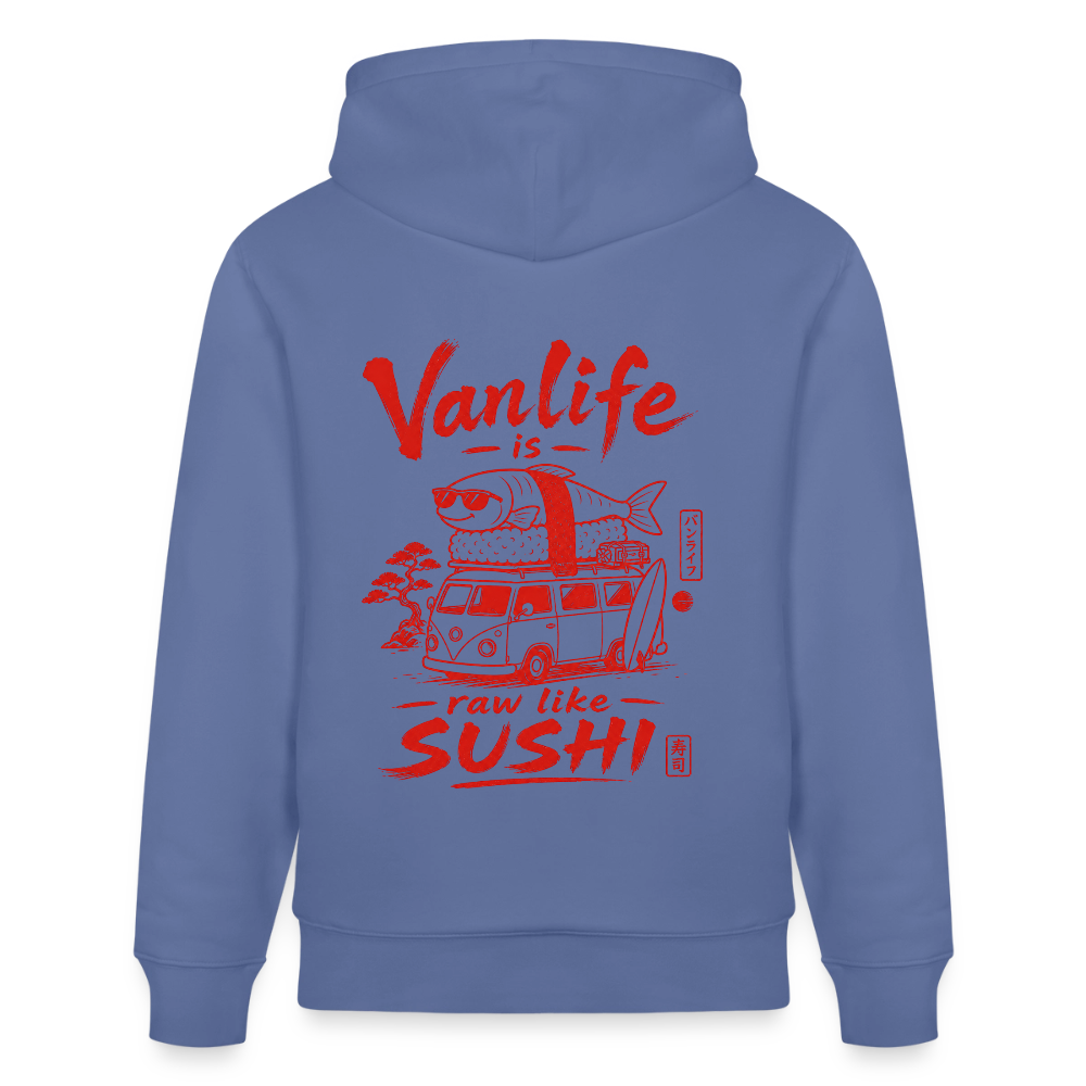 Vanlife Unisex Bio-Hoodie Sushi - Blau