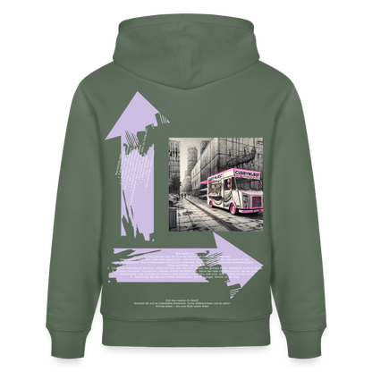 FOOD LOVE Unisex Bio-Hoodie CW - Tanngrün