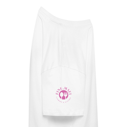 FINE MAFI Frauen Boxy Bio-T-Shirt Mise En Place - Weiß