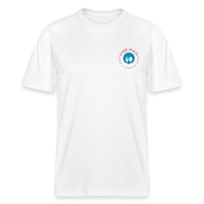 FINE.MAFI Relaxed T-Shirt CREW - Weiß