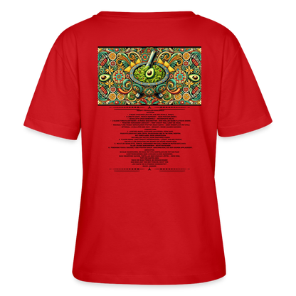 FOOD LOVE Frauen Bio-T-Shirt Guaca - Rot
