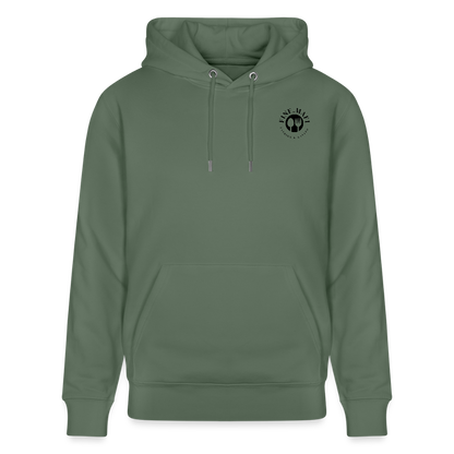 FOOD LOVE Unisex Bio-Hoodie Hummus - Tanngrün