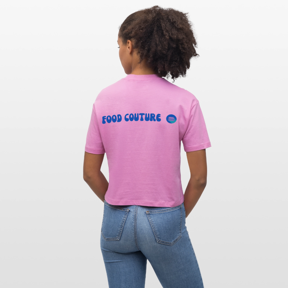 Food Couture Frauen Boxy Bio-T-Shirt - Pink