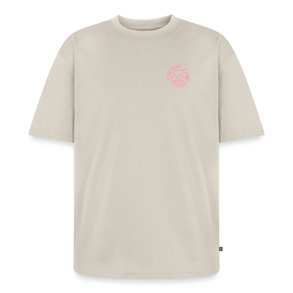 Vanlife Unisex Premium Oversized Bio T-Shirt F.CK Normal - Beige